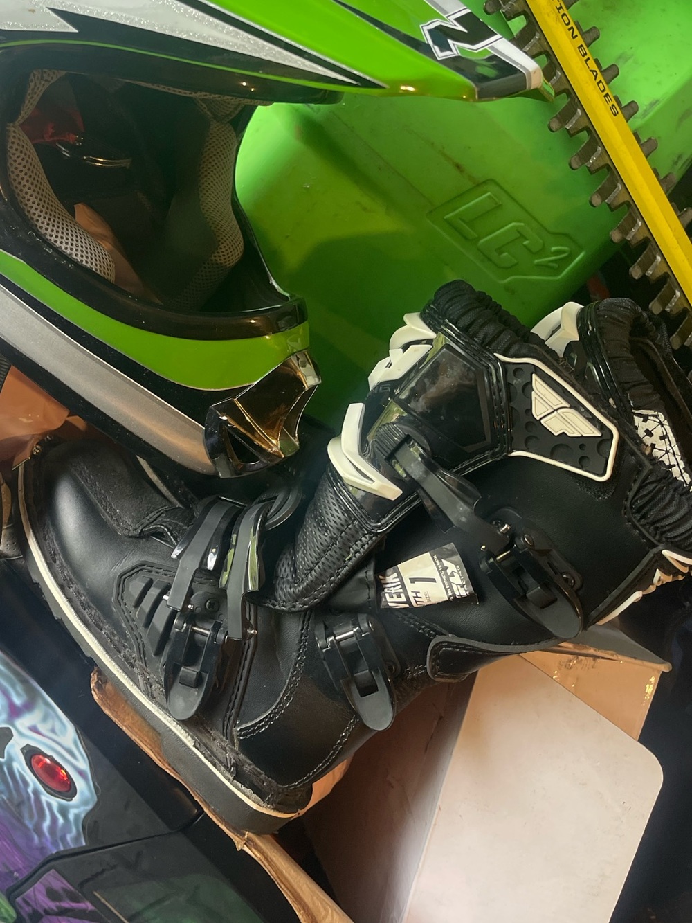 Black FLY MX Off-Road Boots